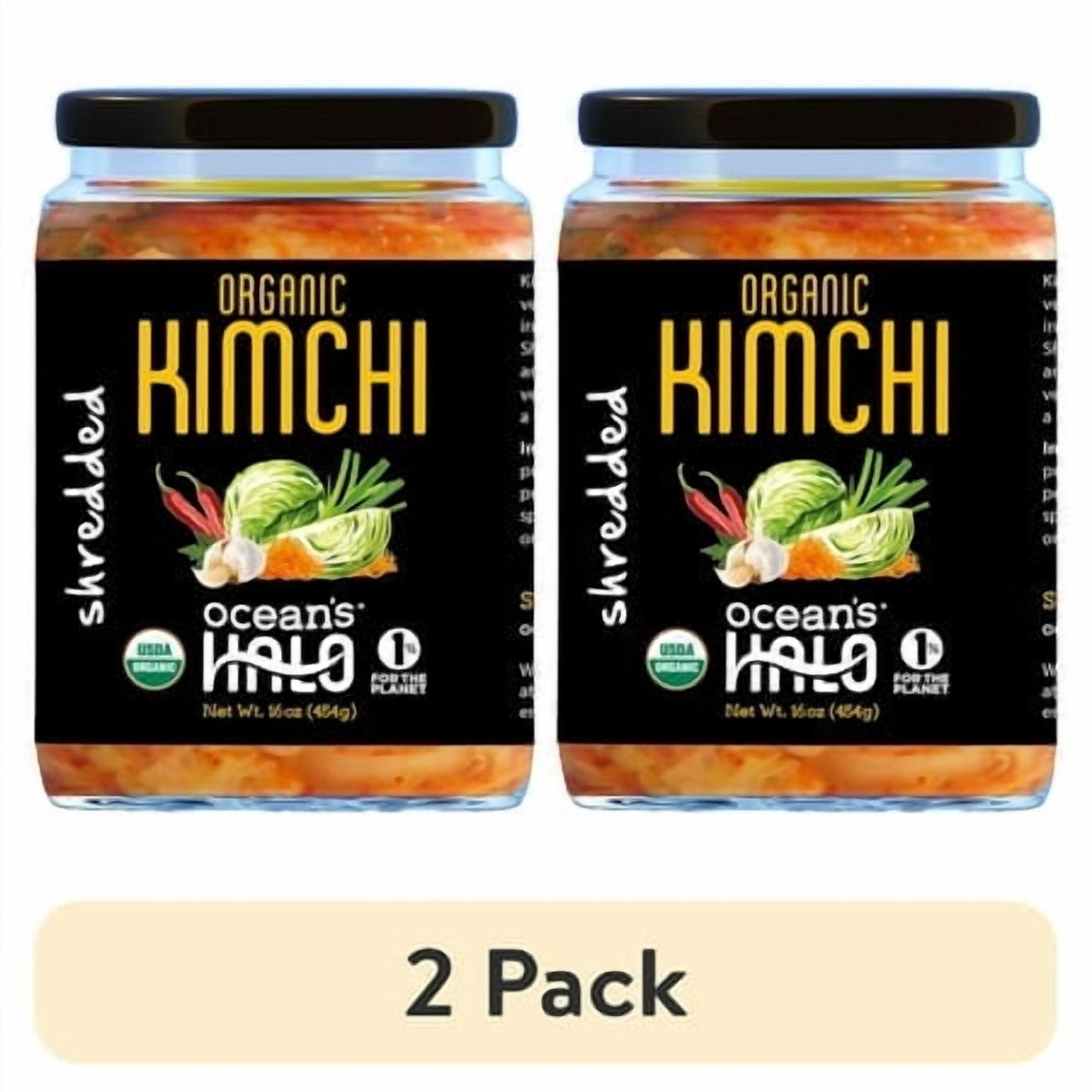 Ocean's Halo Organic Kimchi, Shelf Stable, 16 oz