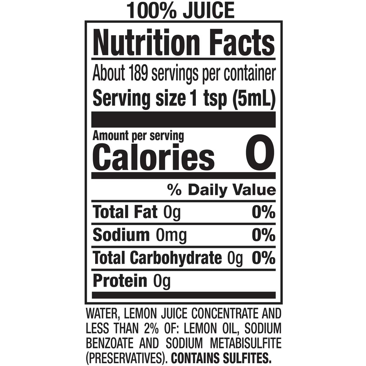 (2 pack) ReaLemon 100% Lemon Juice, 32 fl oz bottle