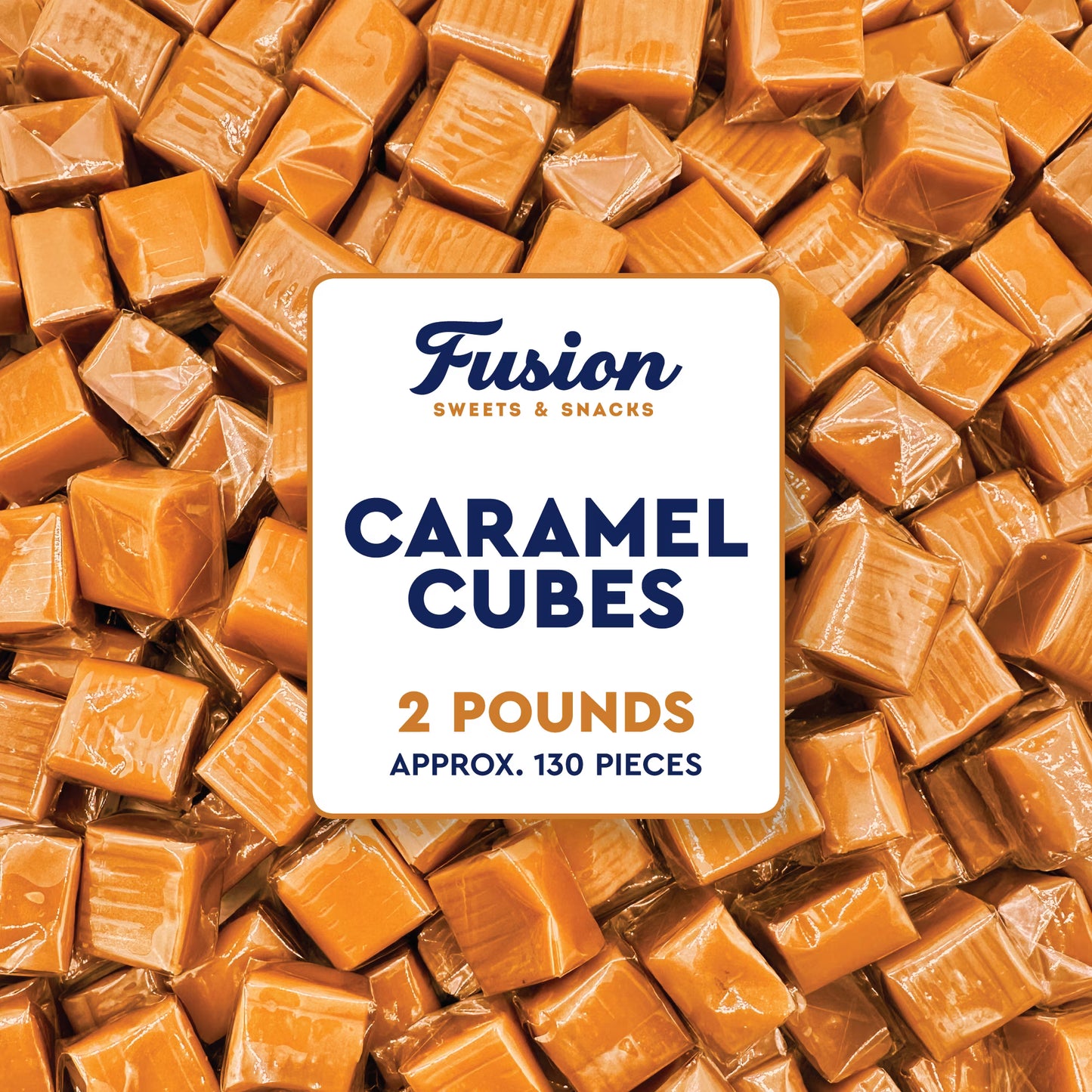 Caramel Cubes Candy Individually Wrapped 150 Pieces 2 Pounds, Soft Chewy Caramel Squares Candy, Bulk Caramel for Melting, Baking & Snacking, Holiday Gift Bag Filler ( 2 pack)