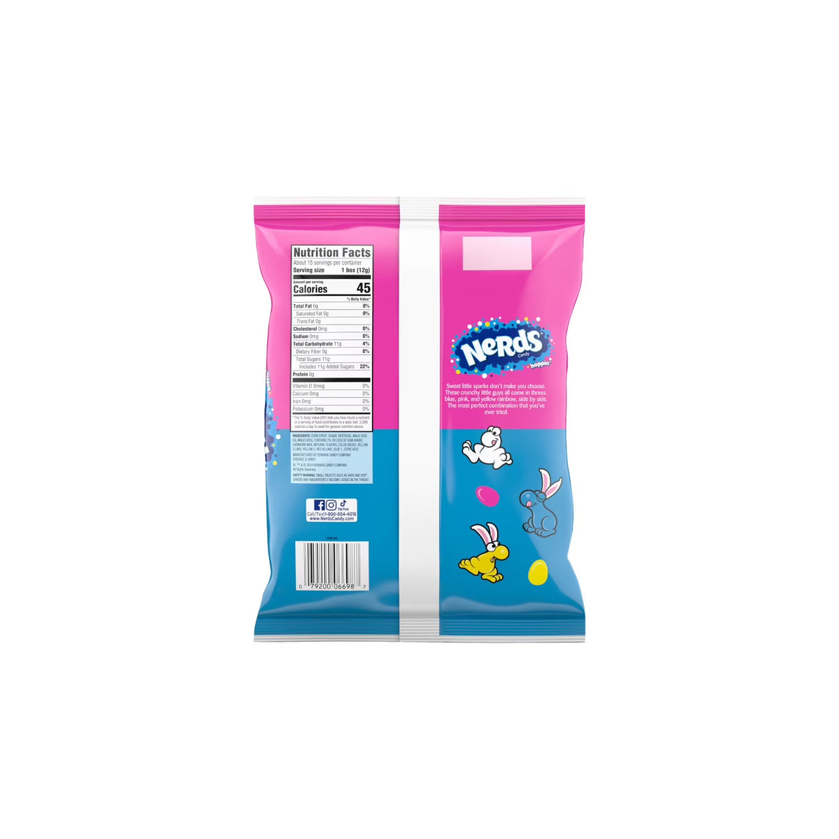 (3 pack) Nerds Easter Original Hoppin' Mini Boxes, Easter Candy, 6.15 oz