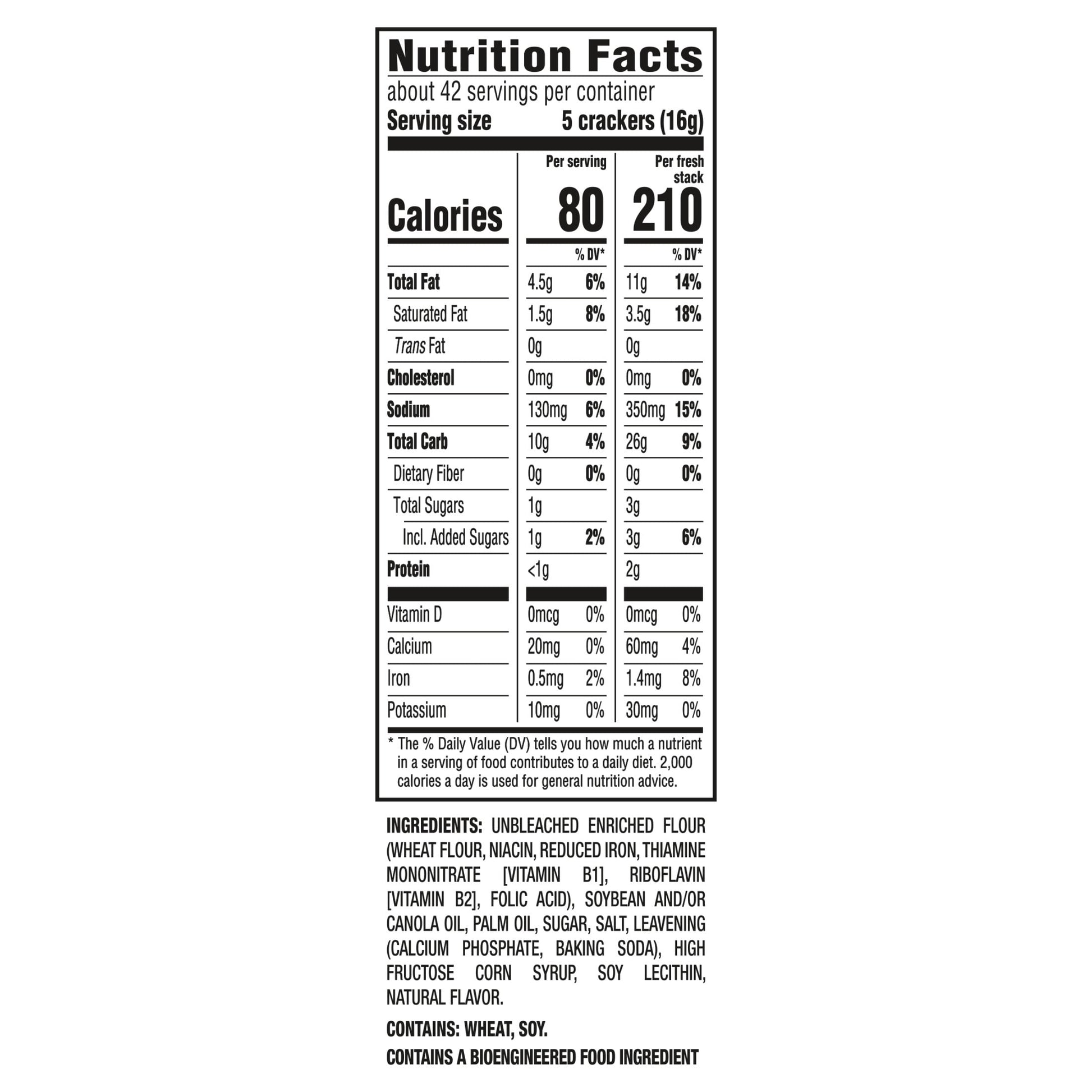 RITZ Fresh Stacks Original Crackers, Party Size, Travel Snacks, 23.7 oz (16 Multi Snack Packs)