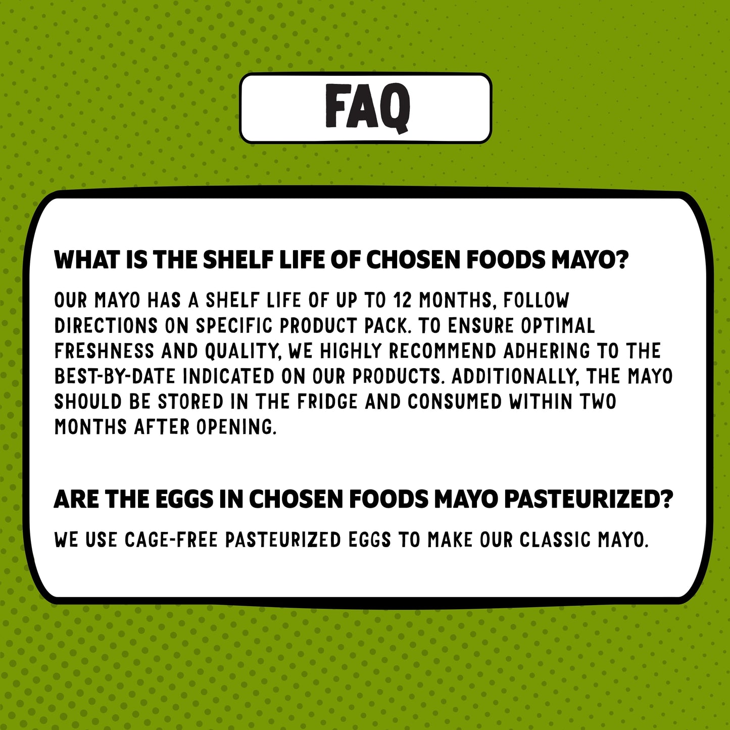 Chosen Foods 100% Pure Avocado Oil Classic Mayo 12 oz Jar