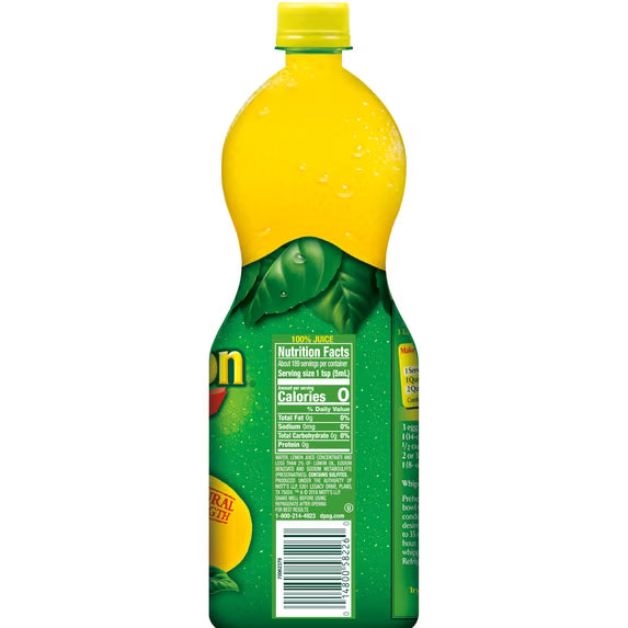 (2 pack) ReaLemon 100% Lemon Juice, 32 fl oz bottle