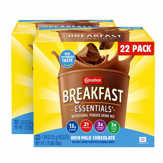 Carnation Breakfast Essentials High Protein Nutritional Powder Drink Mix