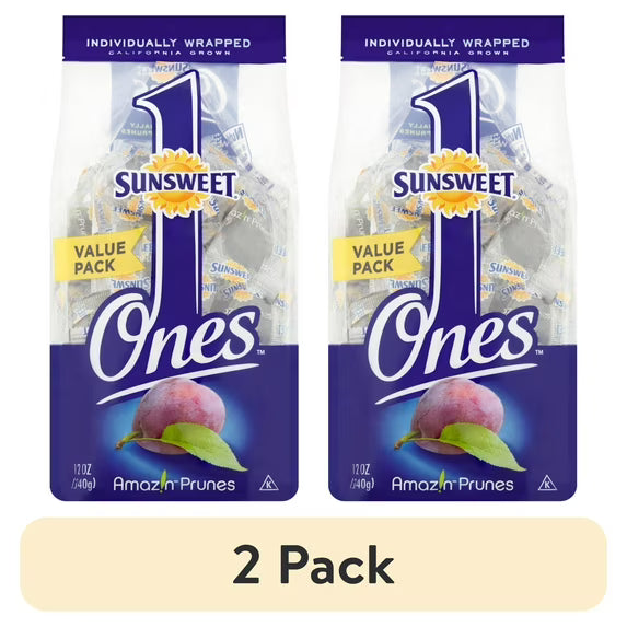 (2 pack) Sunsweet, Amaz!n, Ones, Prunes, 12, oz