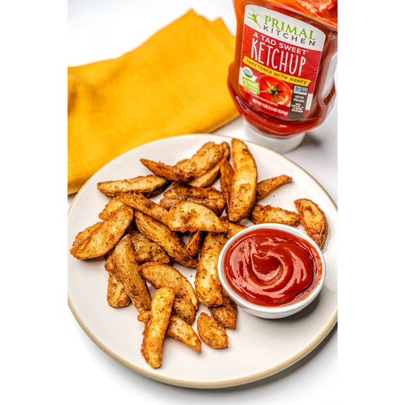 (pack of 2)Primal Kitchen A Tad Sweet Squeeze Ketchup - Sweetened with Honey, 18.5 oz