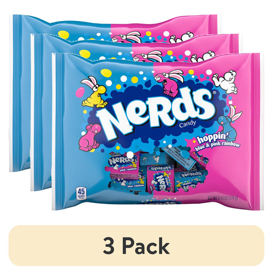 (3 pack) Nerds Easter Original Hoppin' Mini Boxes, Easter Candy, 6.15 oz