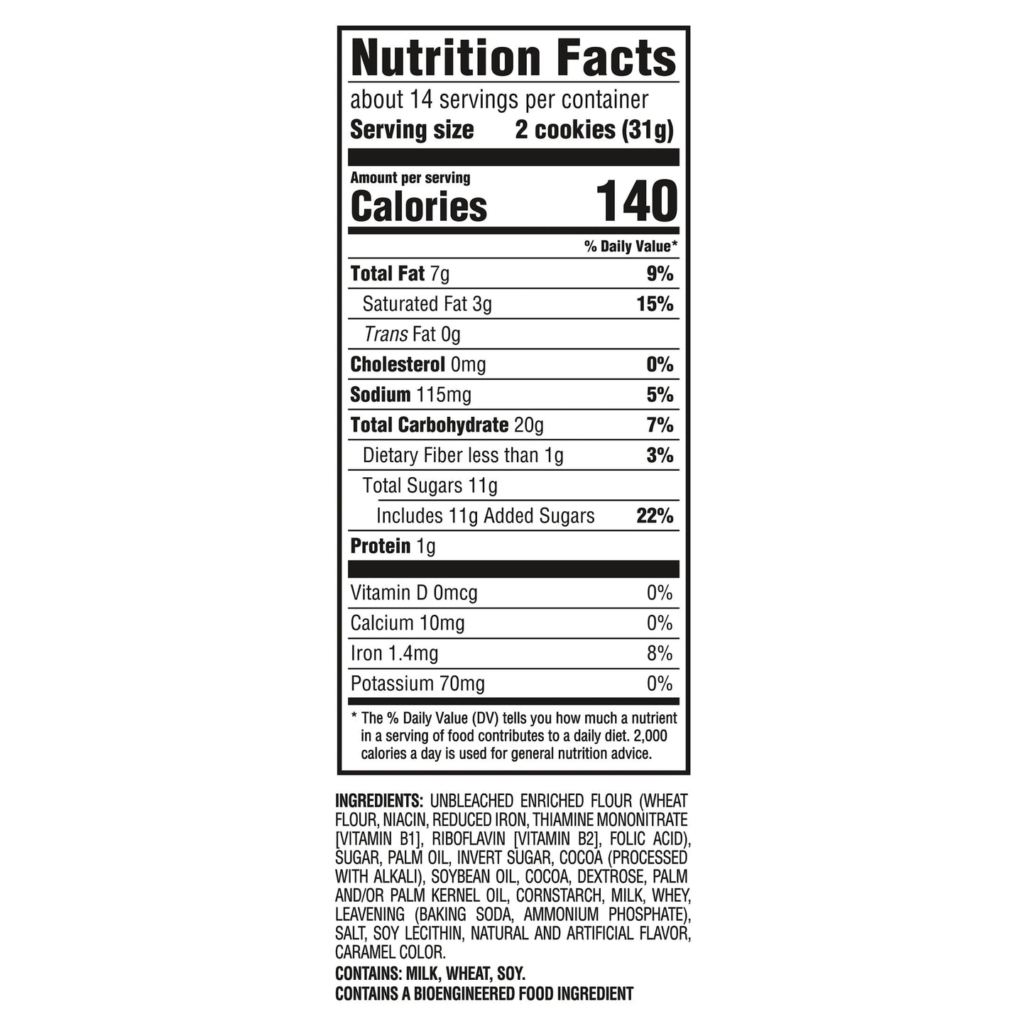 CHIPS AHOY! Chewy Hershey's Fudge Filled Soft Fudgy Chocolate Chip Cookies, Family Size, 14.85 oz