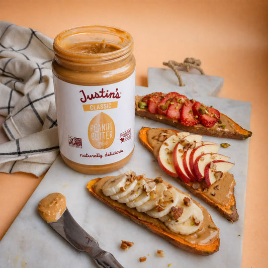 JUSTIN'S Classic Creamy Peanut Butter Spread, 28 oz Jar