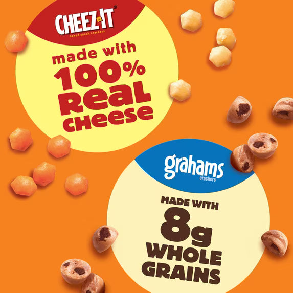Cheez-It Gripz Original Baked Snack Crackers, Mini Crackers, 10 Count( pack of 3)
