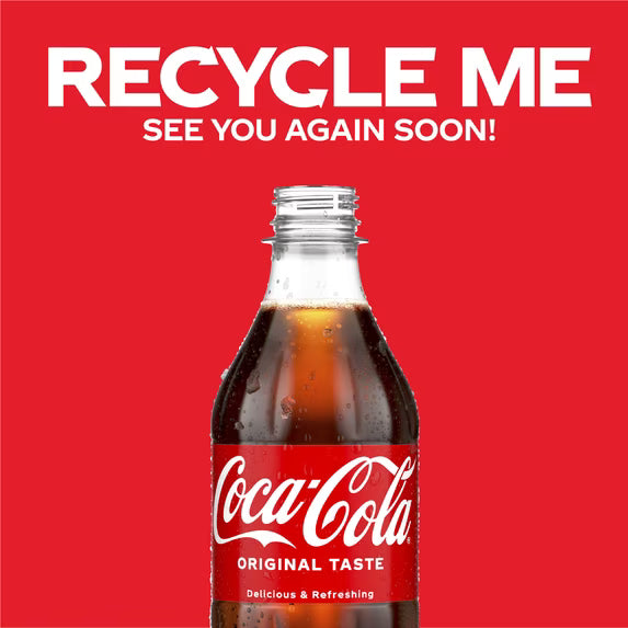 (pack of 2)Coca-Cola Soda Pop Bottles, 16.9 fl oz, 6 Pack