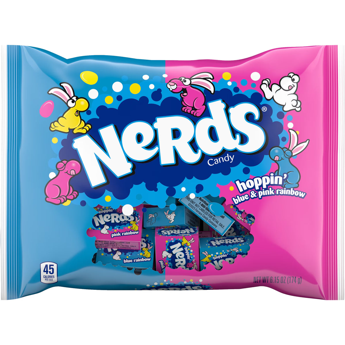 (3 pack) Nerds Easter Original Hoppin' Mini Boxes, Easter Candy, 6.15 oz