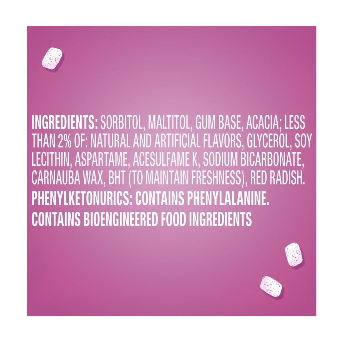 Orbit Bubblemint Sugar Free Chewing Gum, Value Pack - 180 Ct Bag( pack of 2)