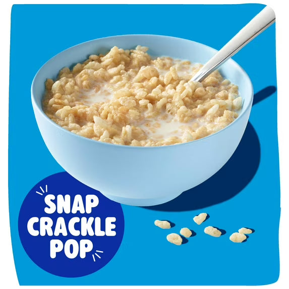 ( pack of 4)Kellogg's Frosted Krispies Frosted Flavor Breakfast Cereal, Kids Snacks, Family Size, 17.1 oz
