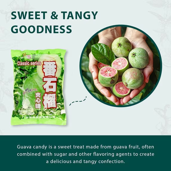 Hongyuan Classic Guava Hard Candy 12.3 oz( pack of 2)