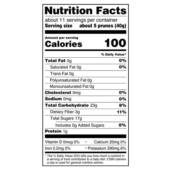 Great Value Unsweetened Pitted Prunes, 16 oz( pack of 3)