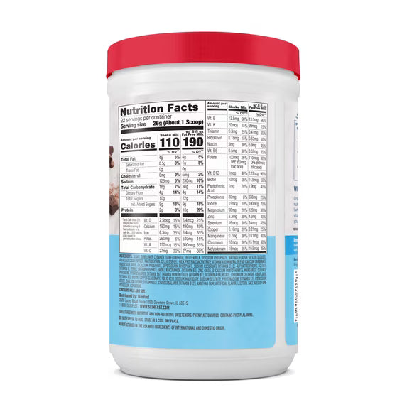 (3 pack) SlimFast Original Meal Replacement Shake Mix, Rich Chocolate Royale