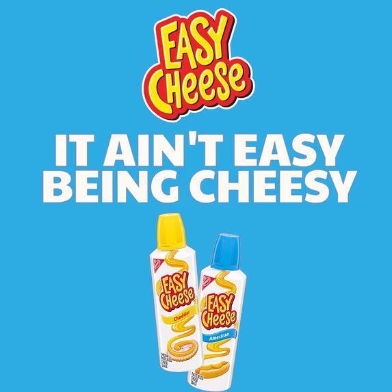 ( 3 pack)EASY CHEESE American Cheese Snack, 8 oz