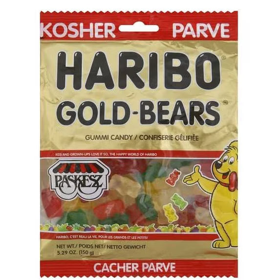 (2 pack) Haribo Goldbears Gummi Candy, 5.29oz