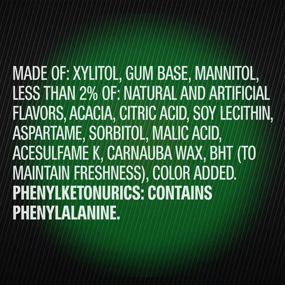 5 Gum Spearmint Rain Sugar Free Chewing Gum - 15 Ct (6 pack)
