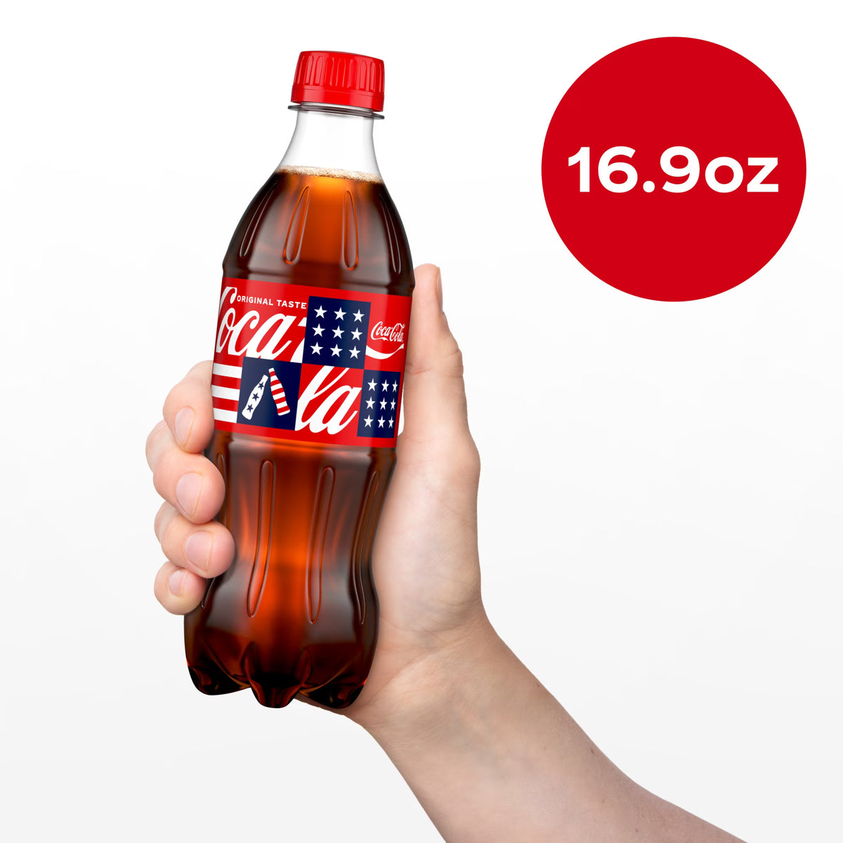 (pack of 2)Coca-Cola Soda Pop Bottles, 16.9 fl oz, 6 Pack