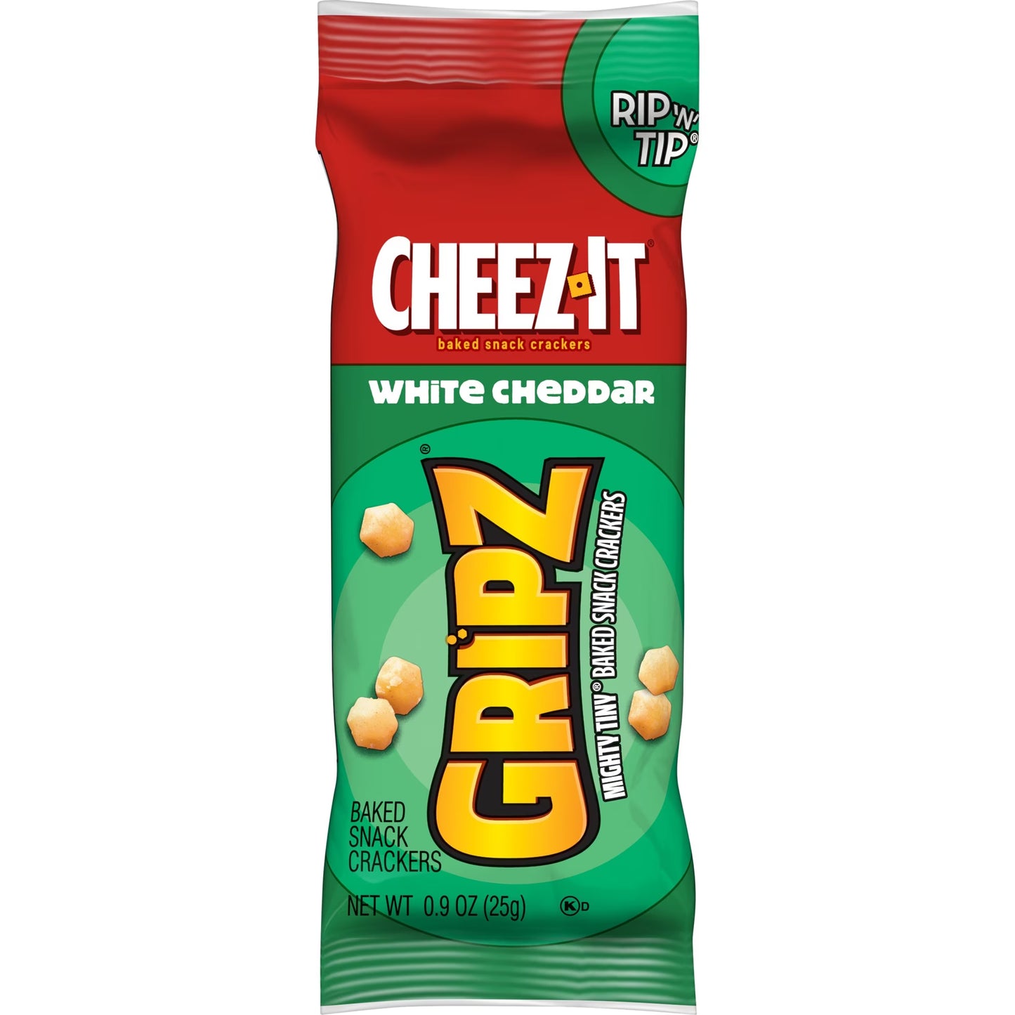 Cheez-It Gripz Original Baked Snack Crackers, Mini Crackers, 10 Count( pack of 3)