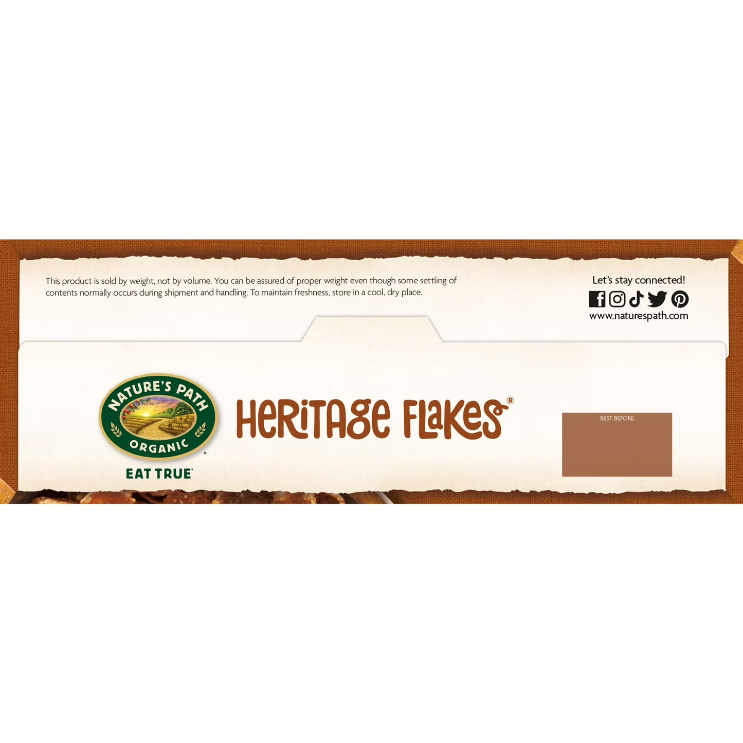 (4 pack) Nature's Path Organic Heritage Flakes® Breakfast Cereal, 33.5oz Box (pack of 4)