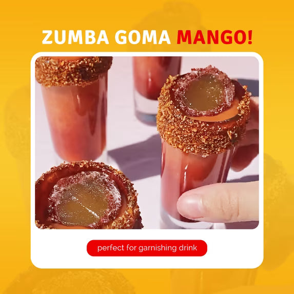 ( 2 pack)Zumba Pica Goma Mix Gummy Candy, Mexican Tamarind and Mango Candy, 20 Count