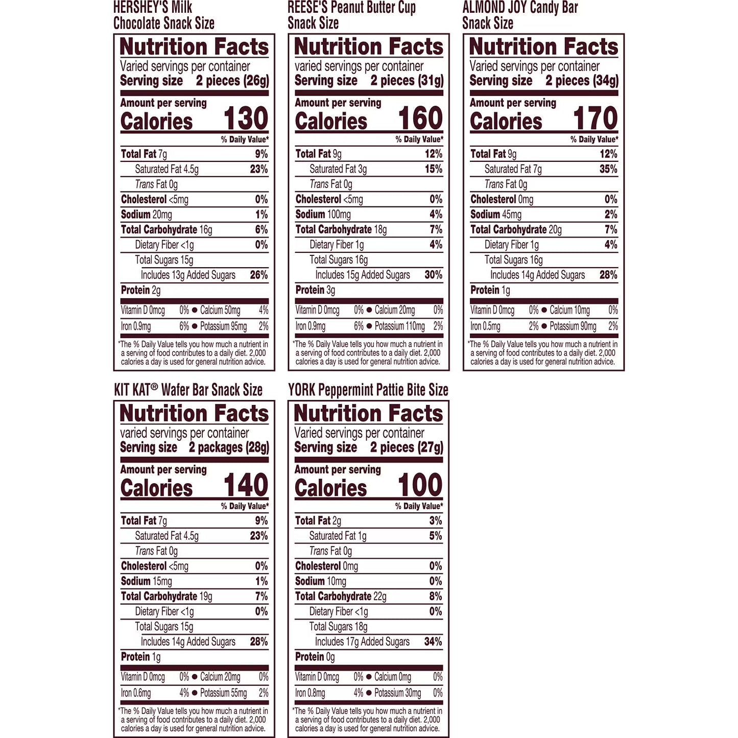 (2 pack)Hershey's Assorted Flavored Candy Assortment, Party Pack, 25 oz