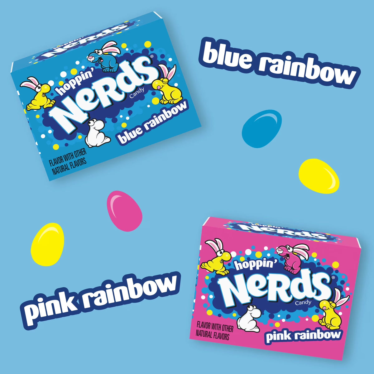 (3 pack) Nerds Easter Original Hoppin' Mini Boxes, Easter Candy, 6.15 oz