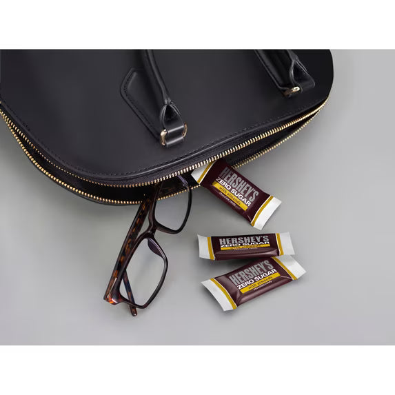 (pack of 3)Hershey's Zero Sugar Chocolate with Almonds Candy, Bag 5.1 oz