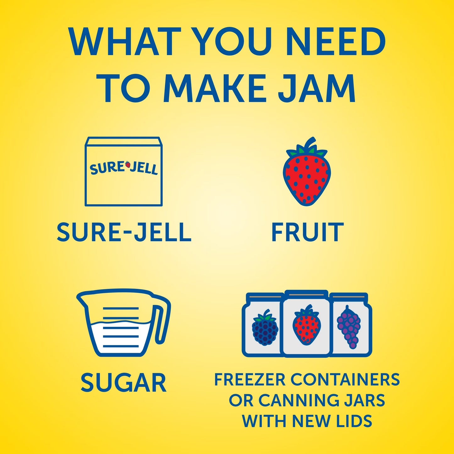 Sure-Jell Original Premium Fruit Pectin for Homemade Jams & Jellies Value Pack, 6 ct Box, 1.75 oz Packs