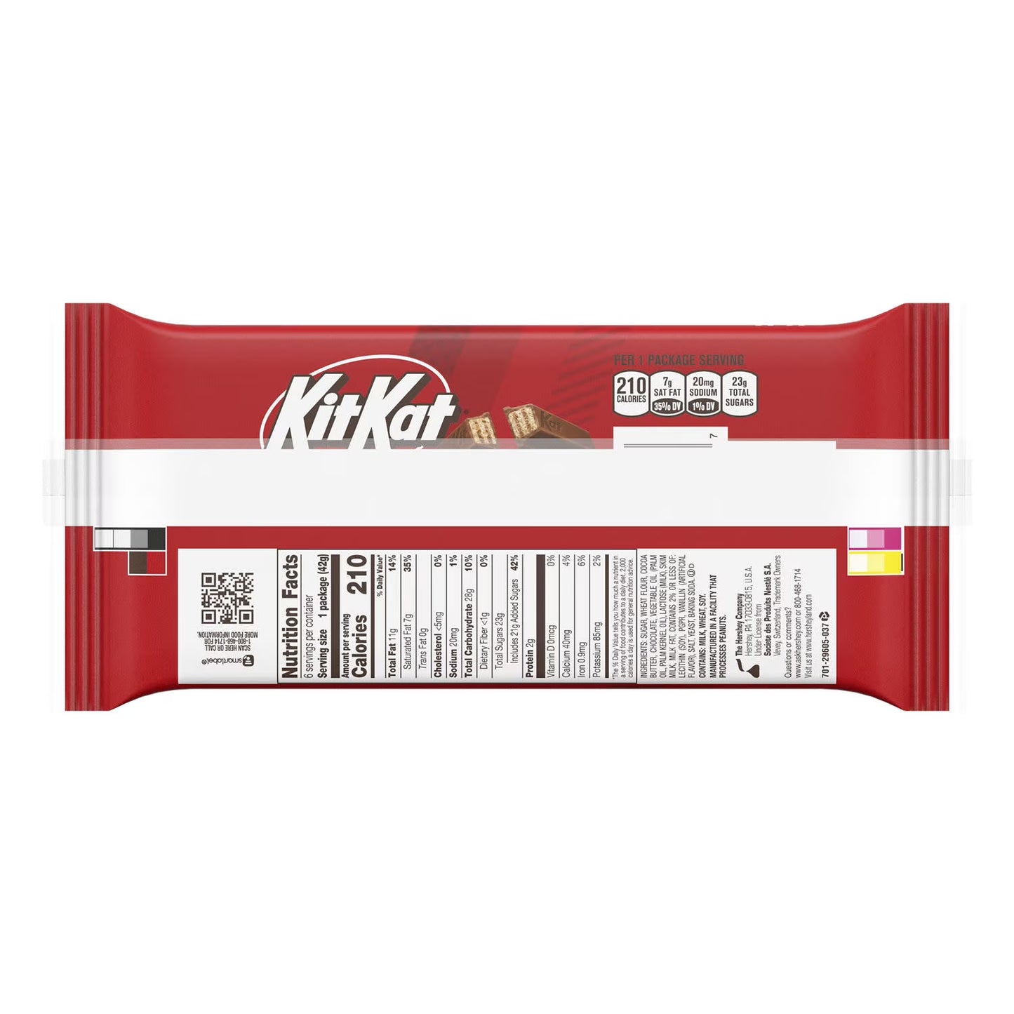 (3 pack)Kit Kat Milk Chocolate Wafer Candy, Bars 1.5 oz, 6 Count