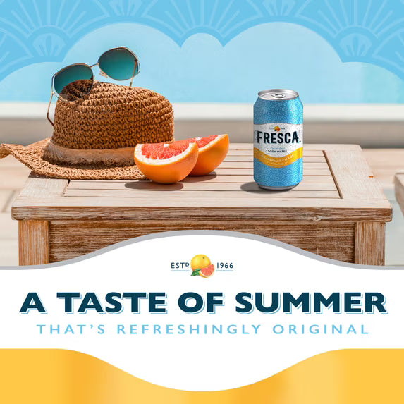 Fresca Citrus Soda Pop Fridge Pack Cans, 12 fl oz, 12 Pack(pack of 2)