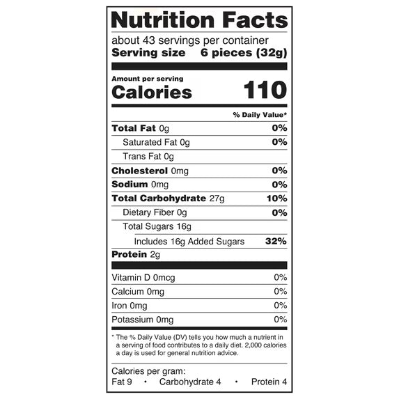 Great Value Gummy Bears & Worms Chewy Candy, 48 oz( pack of 2)