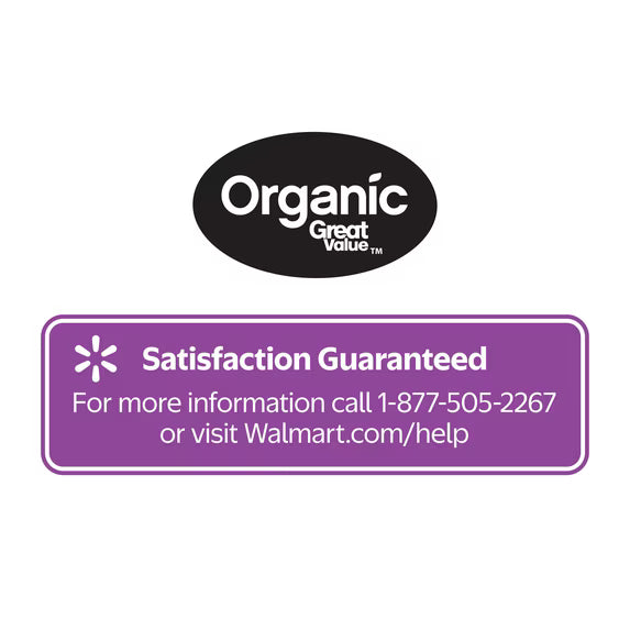 Great Value Organic Unrefined Virgin Coconut Oil, 14 fl oz ( pack of 2)