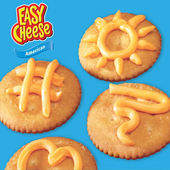 ( 3 pack)EASY CHEESE American Cheese Snack, 8 oz