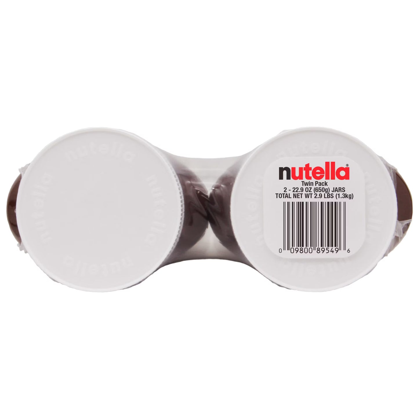 Nutella Hazelnut Spread with Cocoa, Creamy Hazelnut Spread, Breakfast Favorite, 2 Jars, 45.8 oz