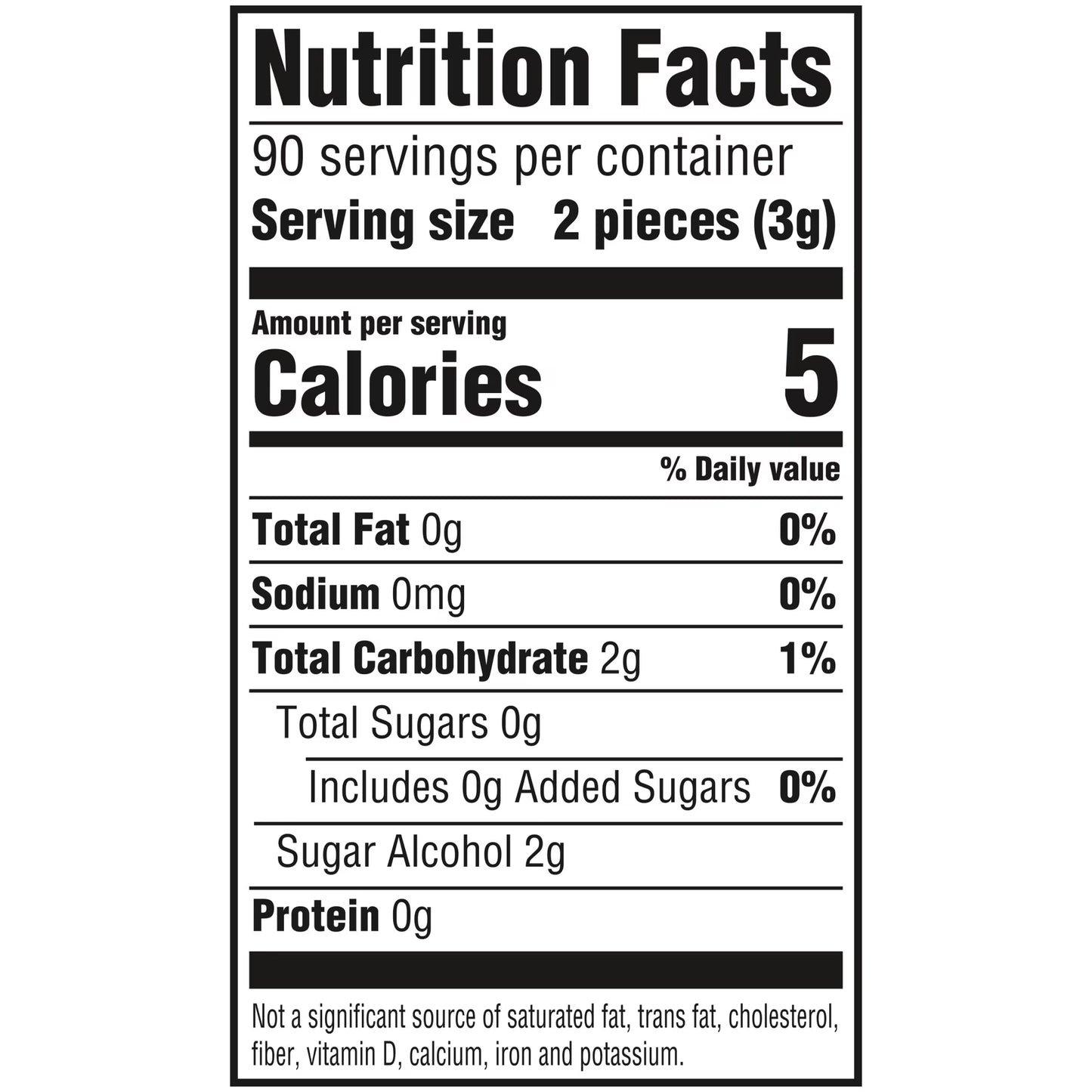 Orbit Bubblemint Sugar Free Chewing Gum, Value Pack - 180 Ct Bag( pack of 2)