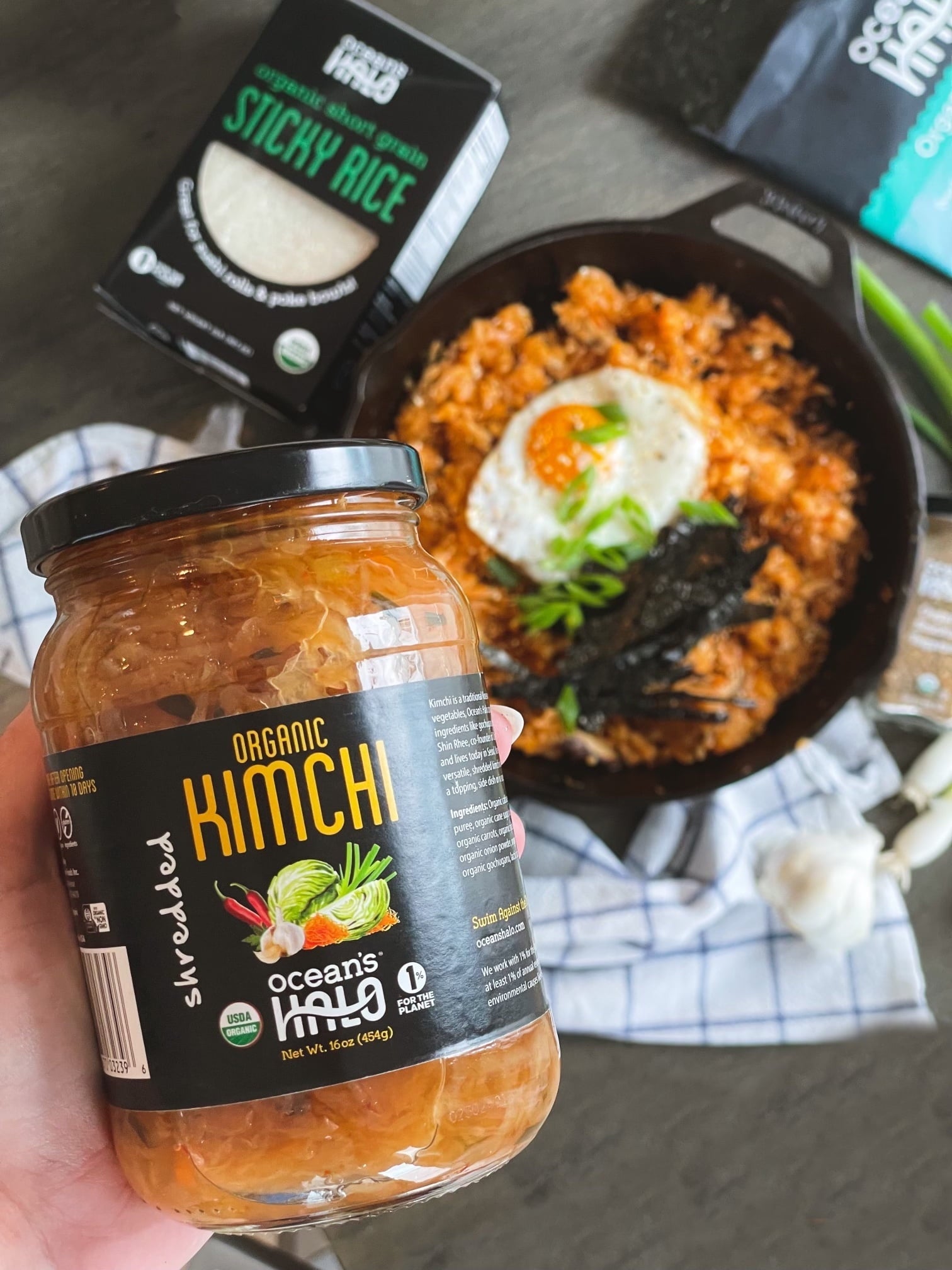 Ocean's Halo Organic Kimchi, Shelf Stable, 16 oz