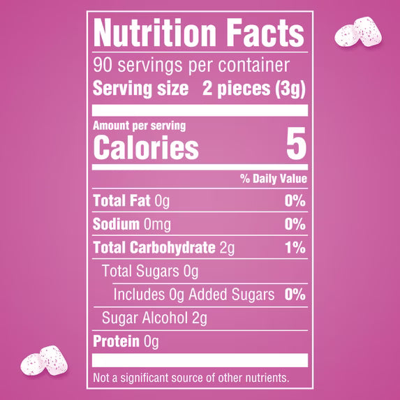 Orbit Bubblemint Sugar Free Chewing Gum, Value Pack - 180 Ct Bag( pack of 2)
