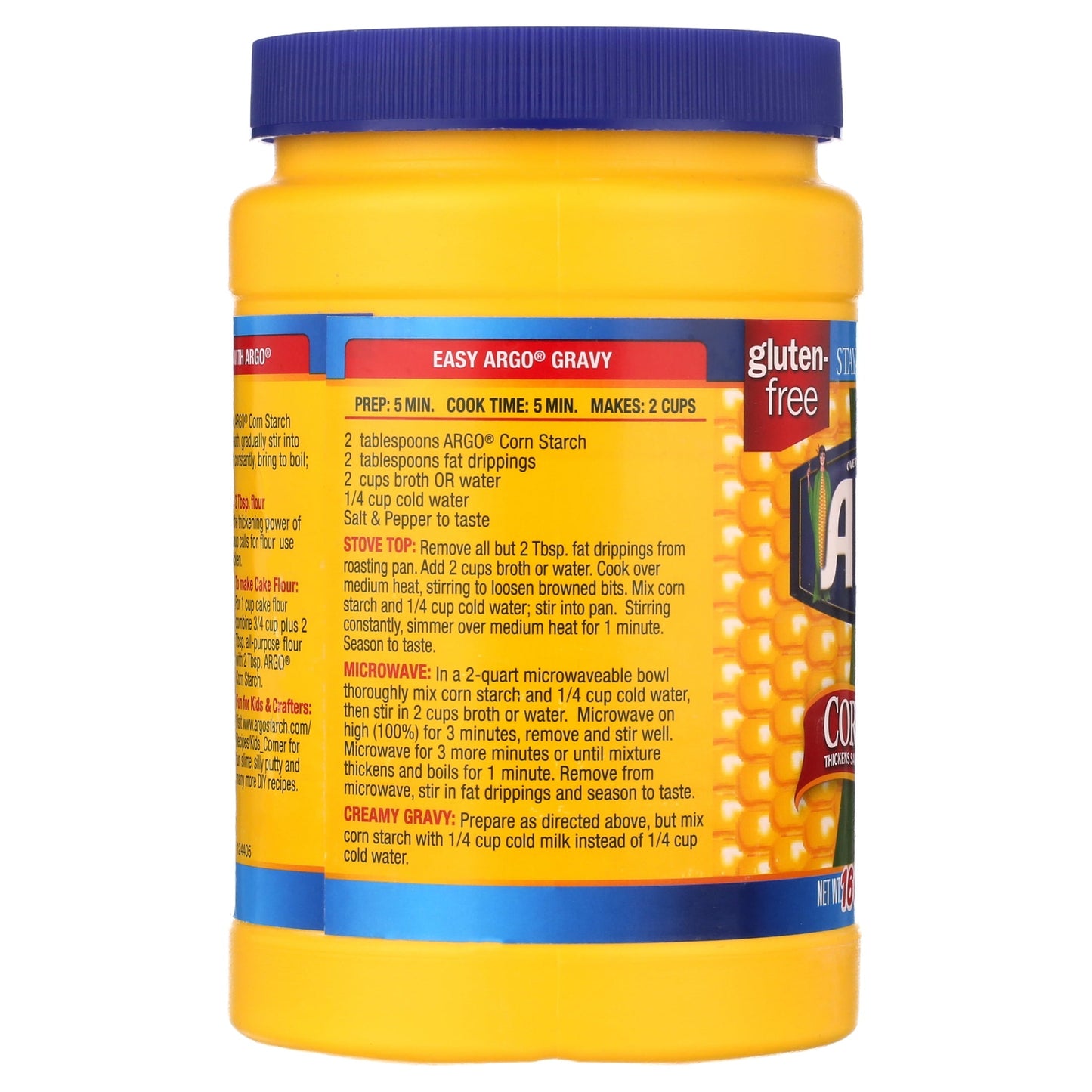 (3 pack) Argo 100% Pure Corn Starch, 16 Oz