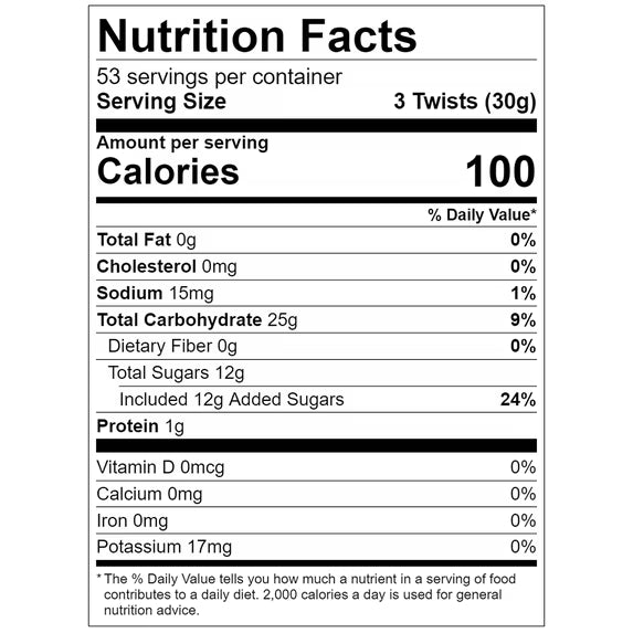 ( pack of 2)Red Vines Twists Original Red Candy, 3.5lbs Party Size Jar