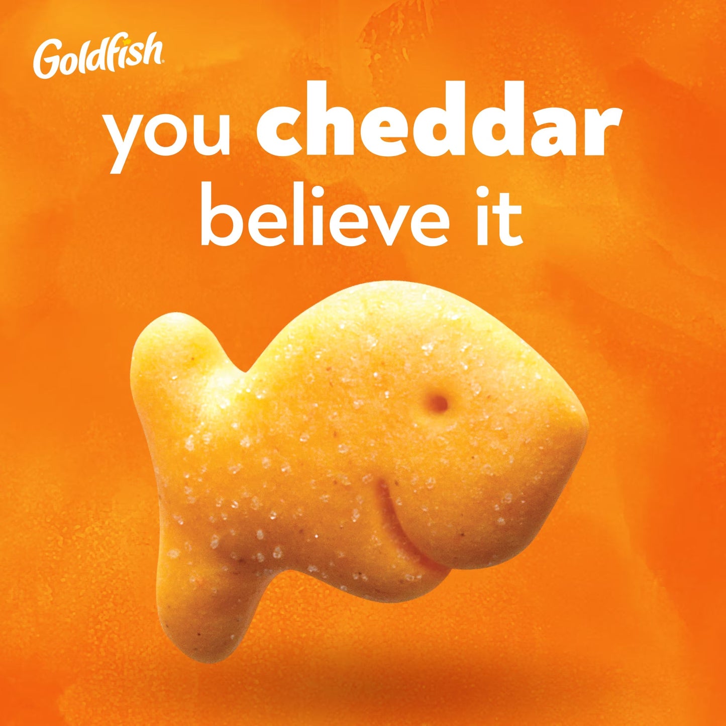 Goldfish Cheddar Cheese Crackers, Baked Snack Crackers, 1 oz on-The-Go Snack Packs, 20 Count Box