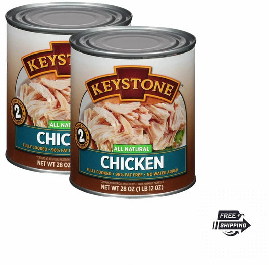 Keystone All Natural Chicken, 28 oz Can (2 Pack) ( FREE SHIPPING )